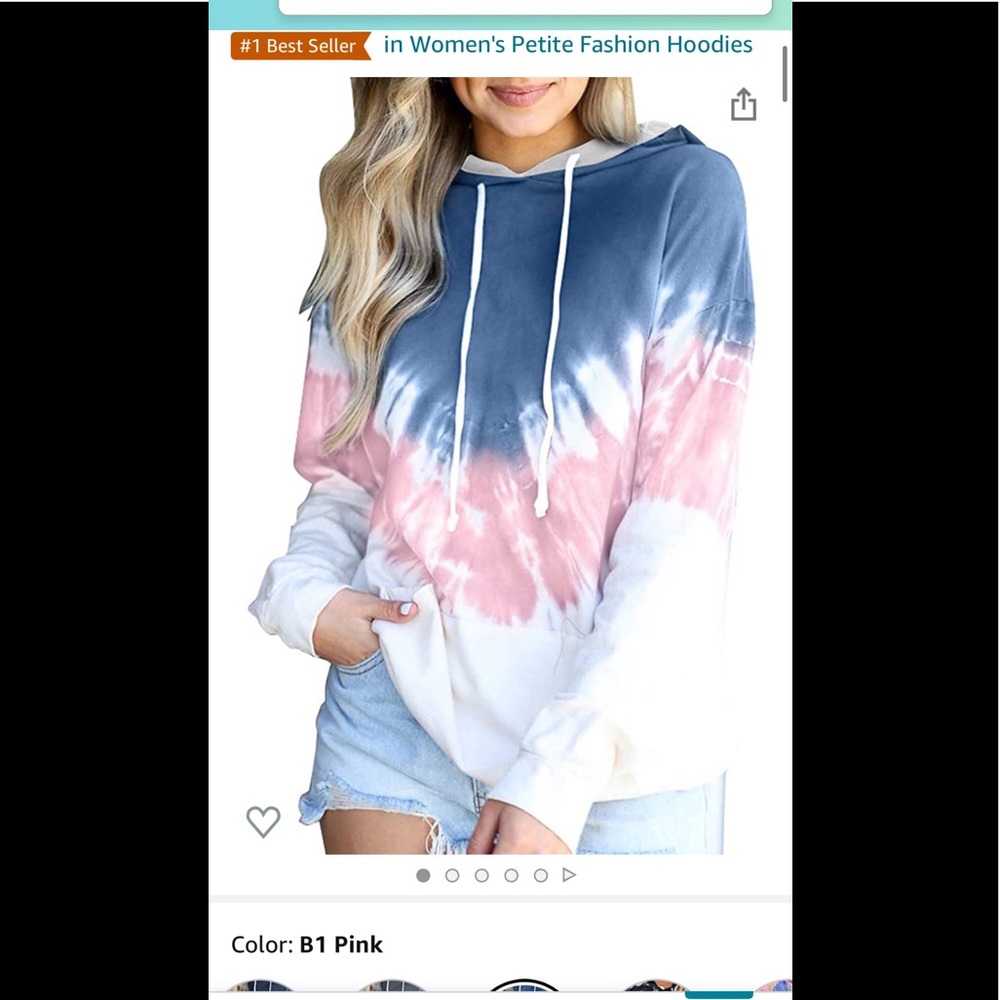 NWT Tie Die Hoodie